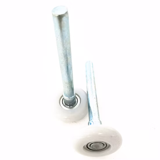 11 boules noires soutenant le rouleau en nylon de pièces de porte de garage de 46*112mm