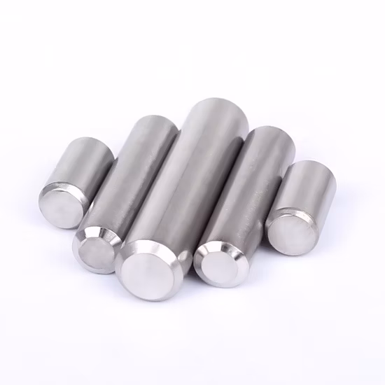Goupilles parallèles DIN 6325, métal droit cylindrique 304 316 goujons en acier inoxydable
